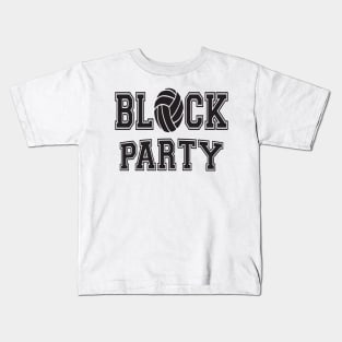 Block Party Volleyball Kids T-Shirt